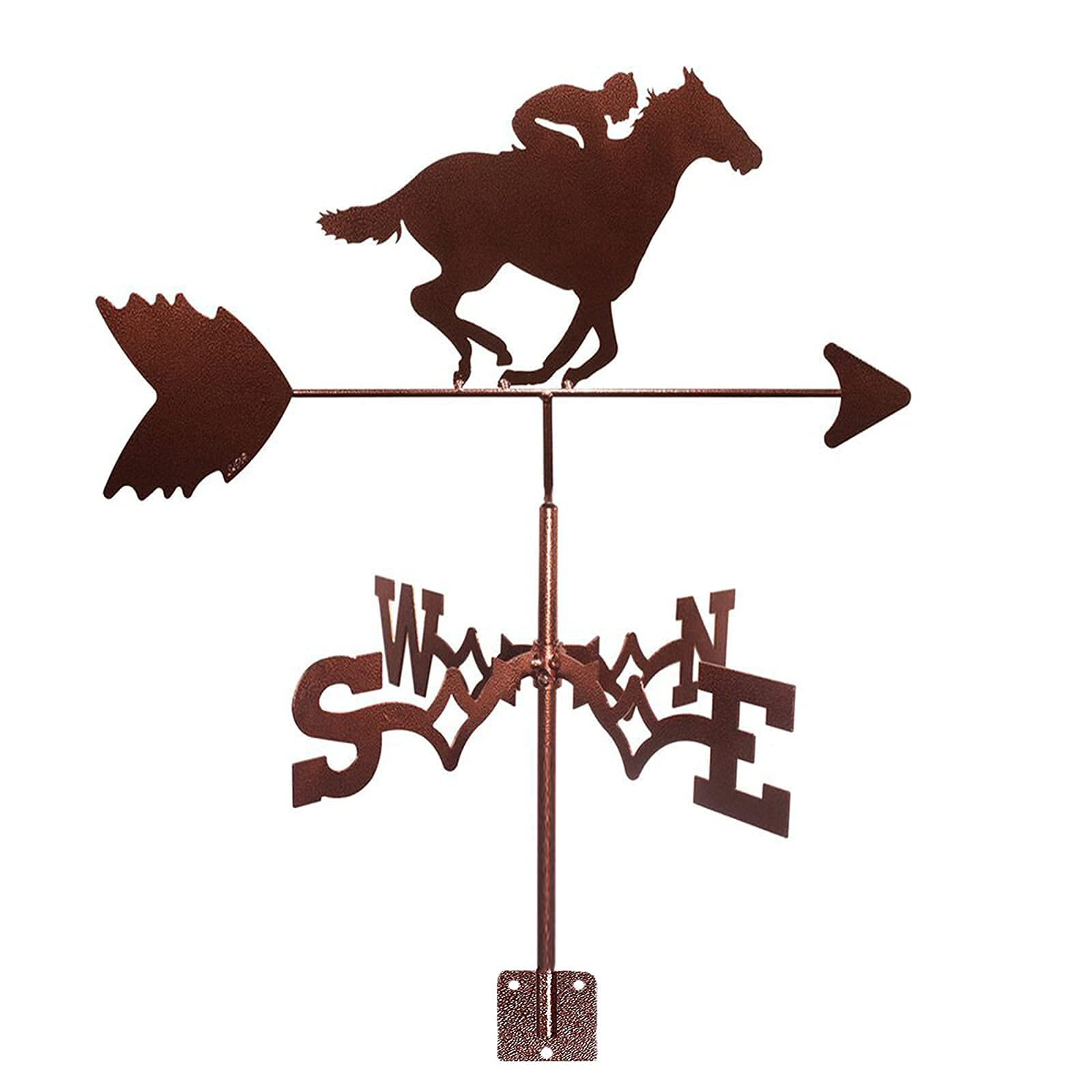 TAXXII Weather Vane Stainless Steel Wind Decorative Weathervane Antique Garden Decoration Direction Indicator Suitable for Home,Garden,Barn or Pavilion