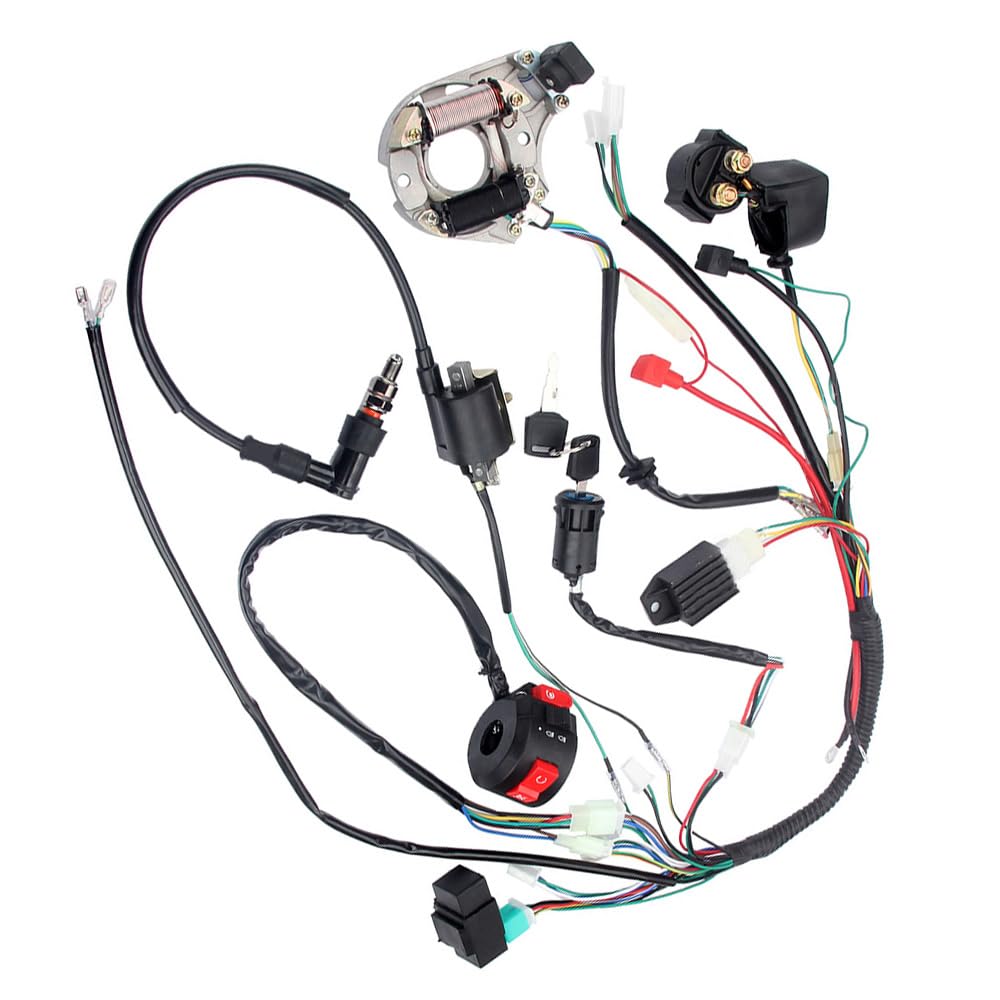 Kit CDI 5 broches faisceau de câblage pour quad ATV 49cc 50cc 80cc 90cc