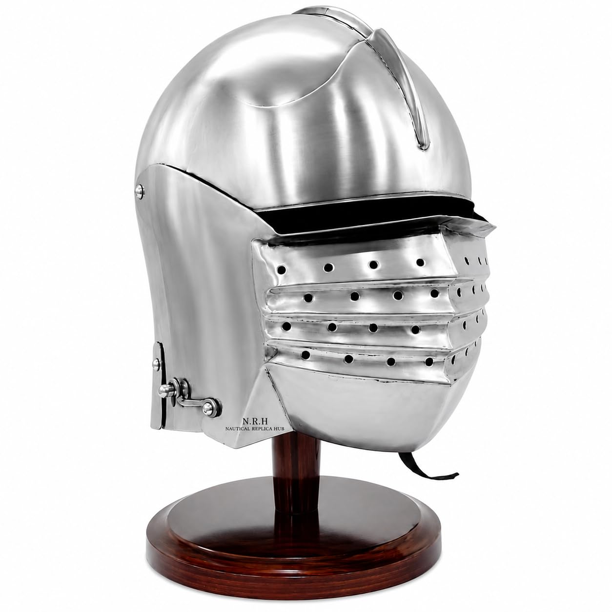 Casque médiéval pour homme - Taille unique - Costume médiéval avec support