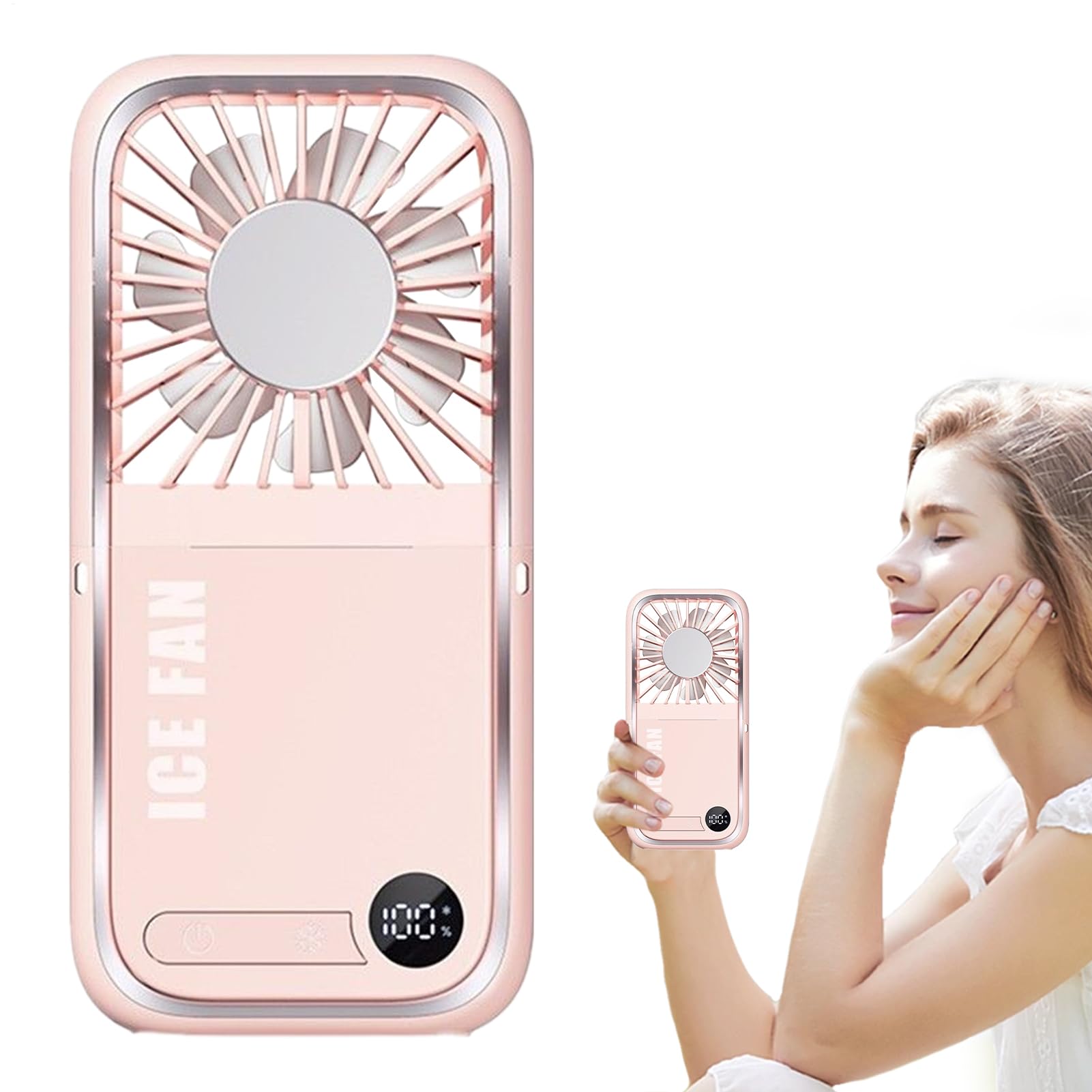 Ventilateur portable puissant contre le temps chaud et la canicule