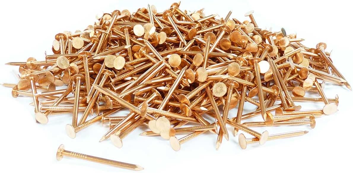 2" x 10GA 6D Smooth Copper Roofing/Roofing Nails 25lb
