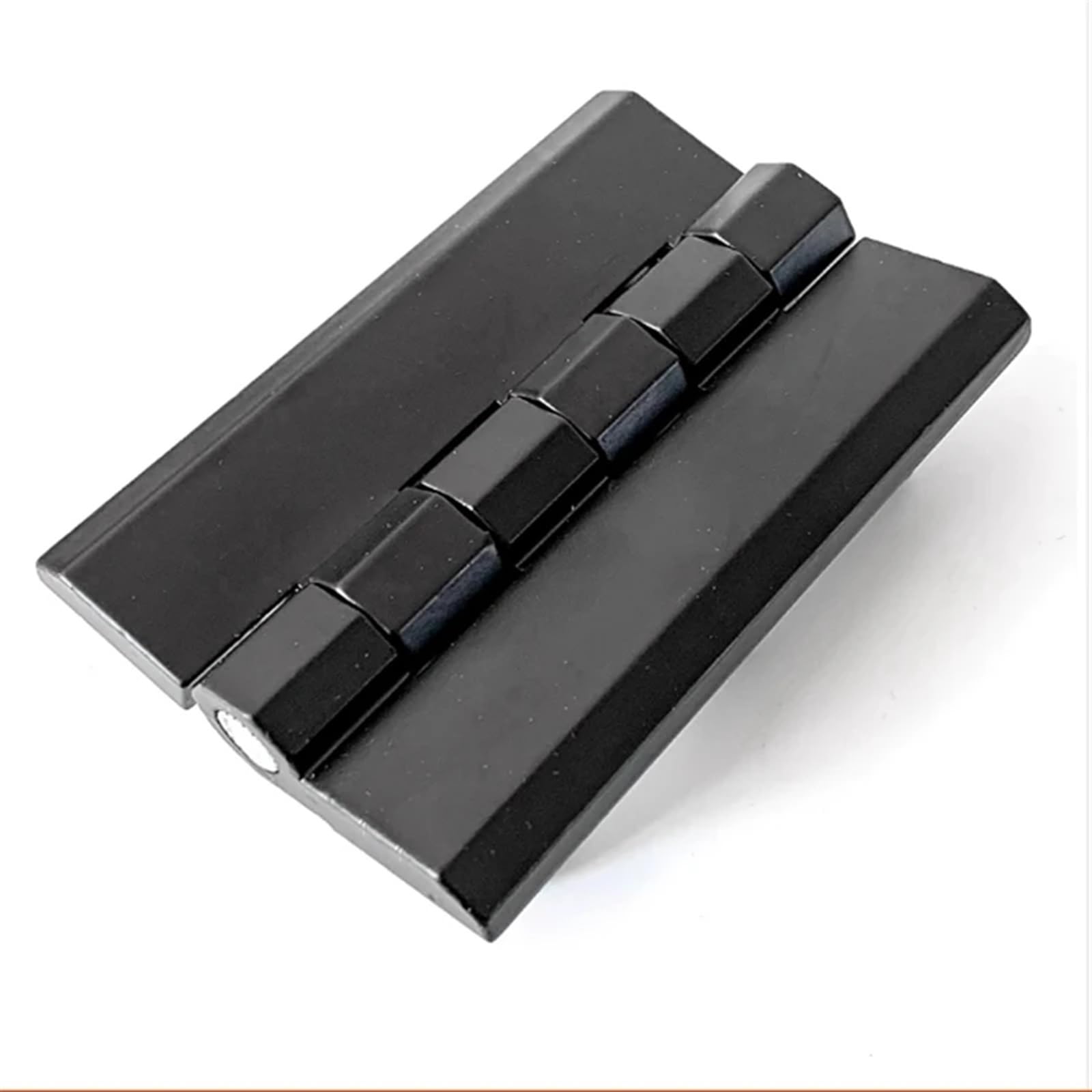 Zawias ze stopu cynku 90 mm x 60 sześciokątna skrzynka rozdzielcza ze sztyftem pogrubiona szafka zawias o dużej wytrzymałości sprzęt przemysłowy (kolor: 3 szt. czarny cynk)