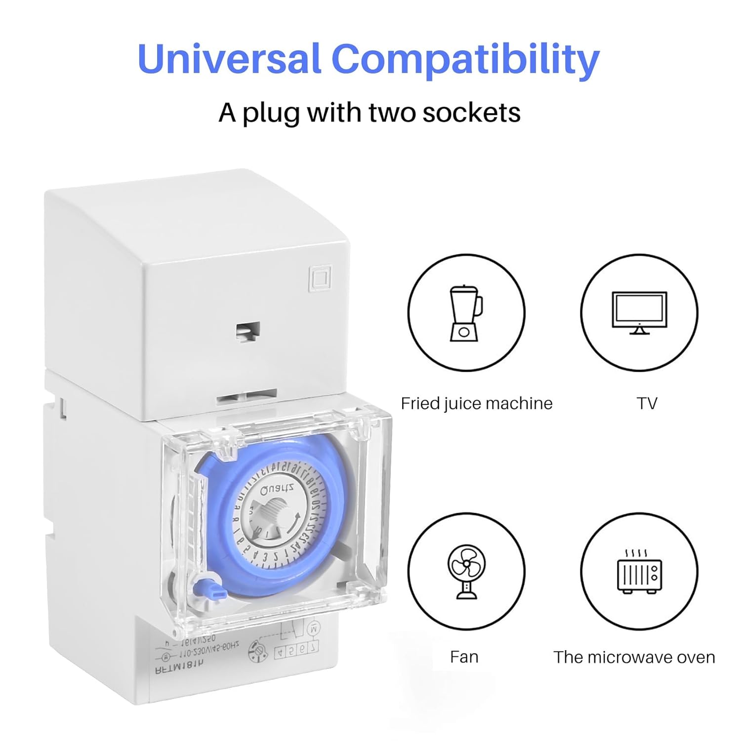 SUL181H Mechanical Timer 24 Hours Time Switch Relay Electrical Programmable Timer 24 Hour Din Rail Timer Switch,Practical