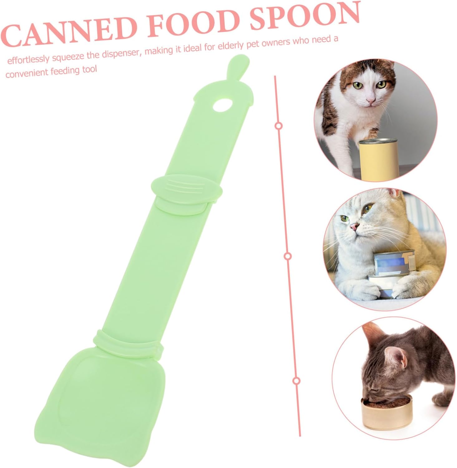 HEMOTON Cat Strip Feeder Spoon Easy Squeeze Plastic Cat Treat Dispenser for Lickable Wet Food User Friendly Design for Convenient Feeding Versatile Tool for Treats and Food image 5