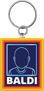 SC Products Baldi Funny Keyrings | Stainless Steel Grandad Keyring Bald Joke Gifts for Men | Funny Secret Santa Gifts for Men Stocking Fillers | Rude Bald Head Joke Presents for Dad Stocking Fillers