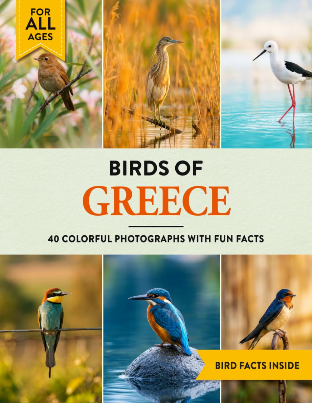 Birds of Greece: A Birdwatching Picture Book with Fun Facts and Photography for Kids, Adults & Birders