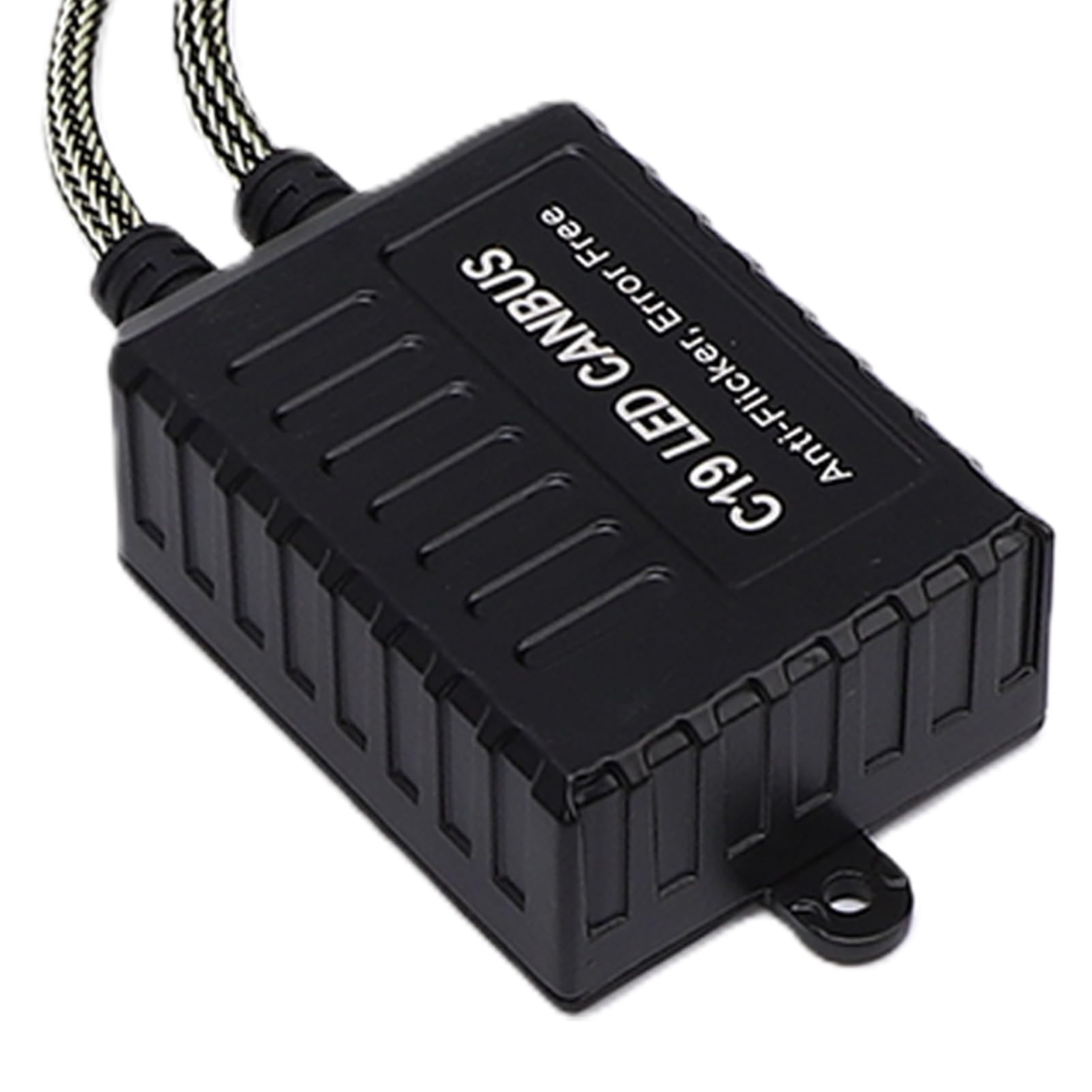 Decodificatore Canbus per Fari a LED, Decodificatore C19 H7 5A Corrente Massima in Plastica per Auto Generiche, Adatto per 9-16 V, CAN Integrato, Anti Sfarfalli