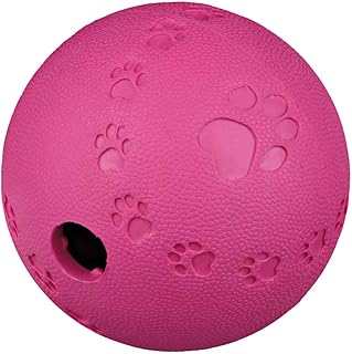 Trixie Activity Toy for Dogs, Snack Ball made of Natural Rubber in Assorted Colours, 7 cm product image