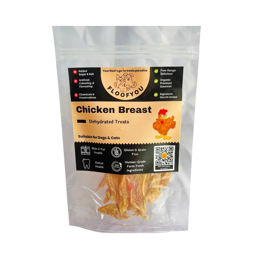 FloofYou Chicken Breast Jerky Strips Dehydrated Natural Healthy Dog Treat (B0C1K3BVVJ) Amazon Price History, Amazon Price Tracker