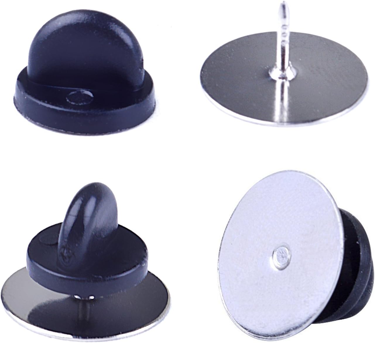 BronaGrand 50 Pieces 15mm Copper Tie Tacks Blank Pins with