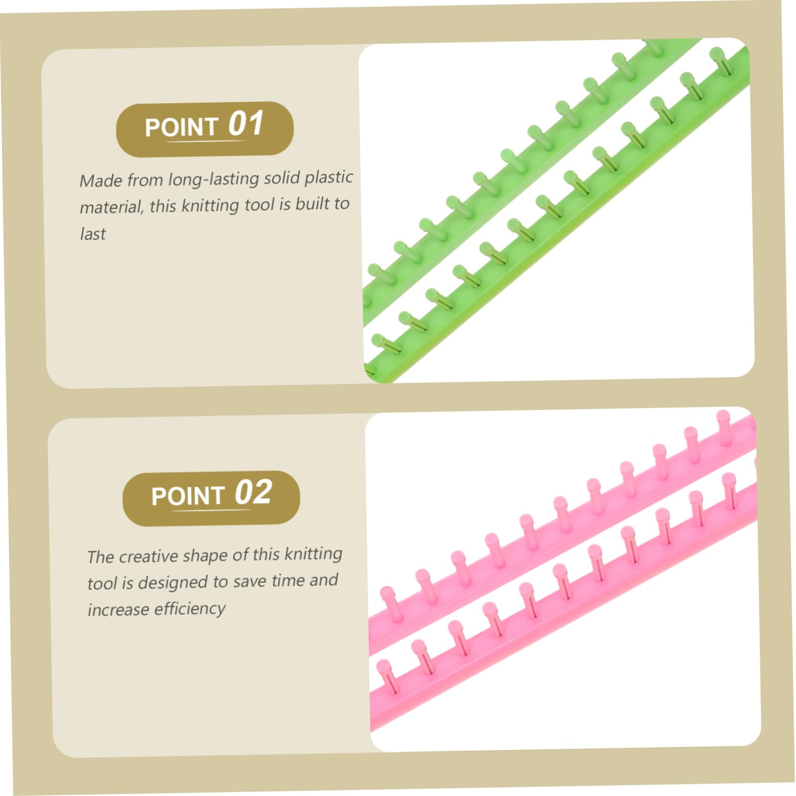 Homoyoyo Scarf Knitting Loom Knitting Loom Set for Beginners Professionals Plastic Weaving Knit Hat Scarf