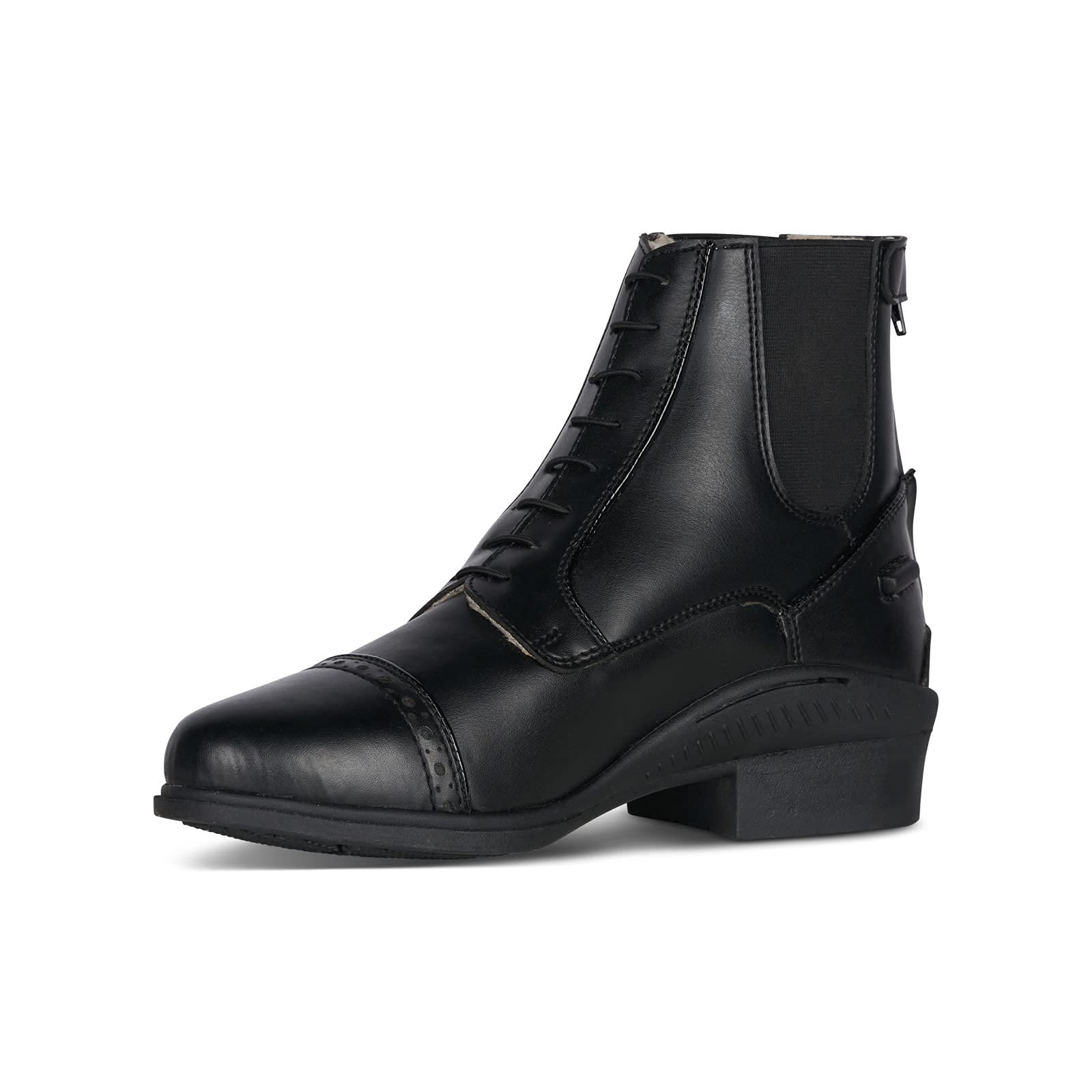 HORZE Bottines d'hiver Jodhpur Kilkenny Lux pour Femme avec détail Richelieu