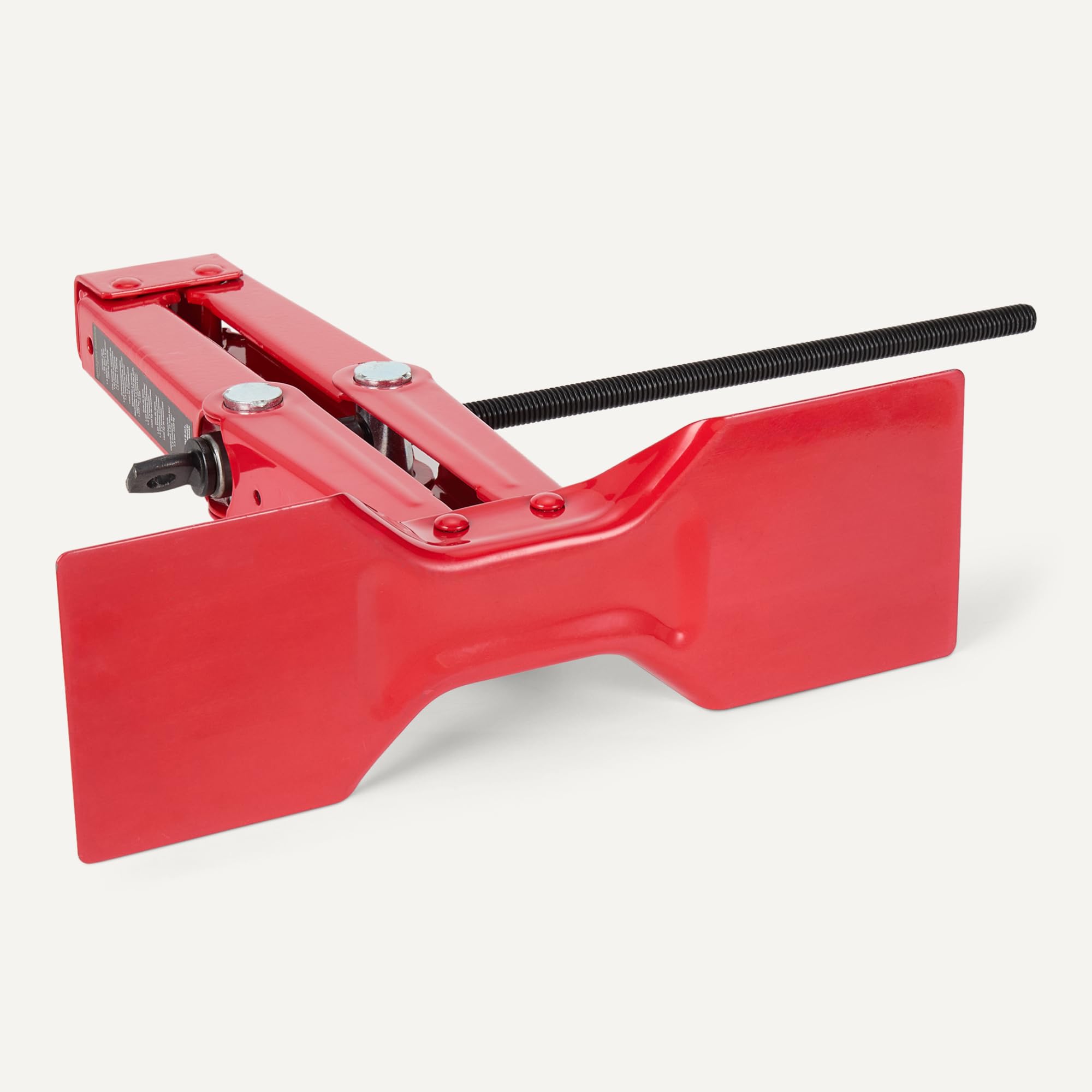 Amazon Basics Forbice e Presa Portatile per Auto, Capacità fino a 1,65 Tonnellate/1,5 Tonnellate Metriche/1,5 Tonnellate/1500 kg, Rosso - 4
