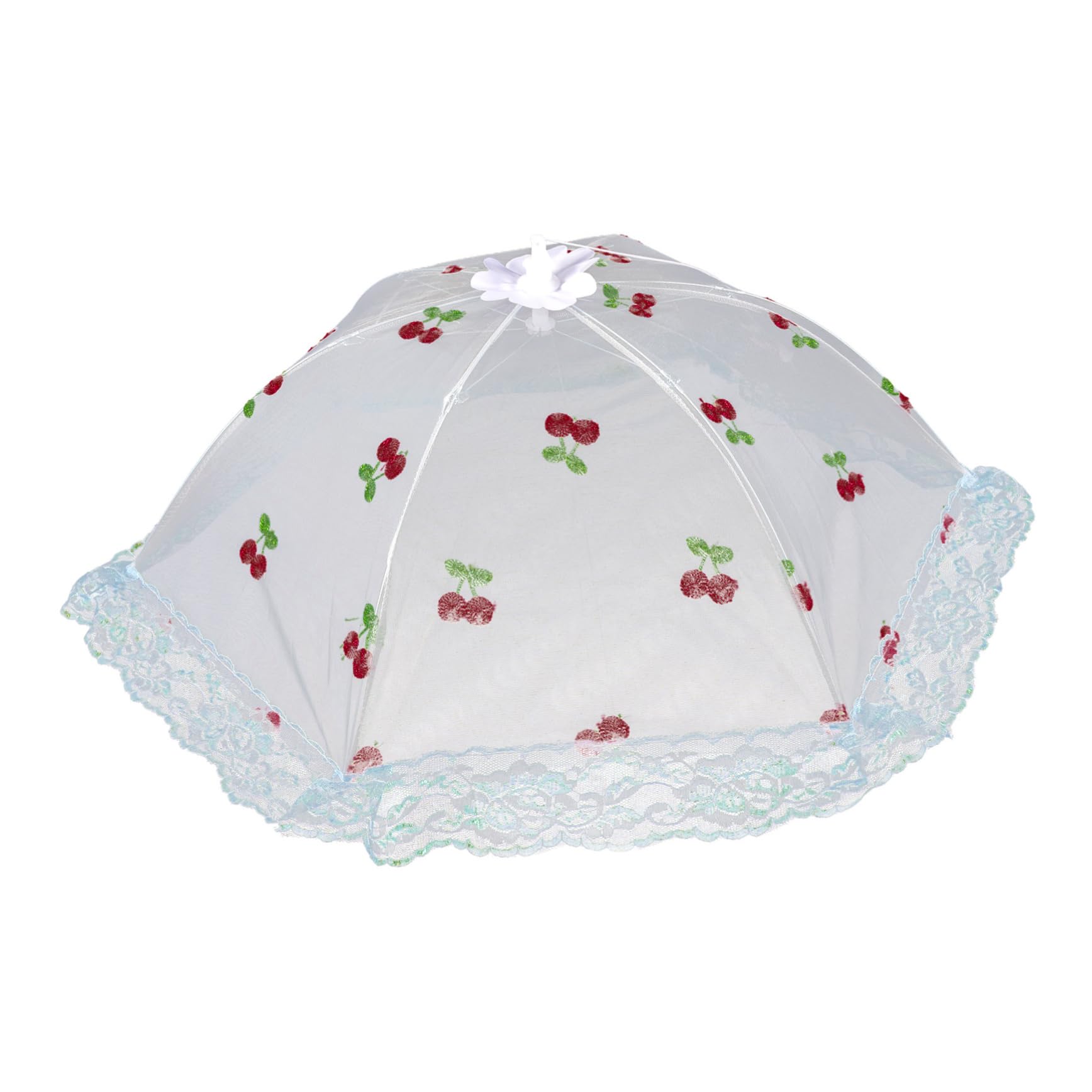 BRIGHTFUFU Outdoor Mesh Food Cover Cuisine Dish Mesh Tent Barbecue Accessories Screen Tents Mo-squitoes Food Covers Foldable Food Tent Food Umbrella Mesh Cover Net Camping Safety Mask Miss