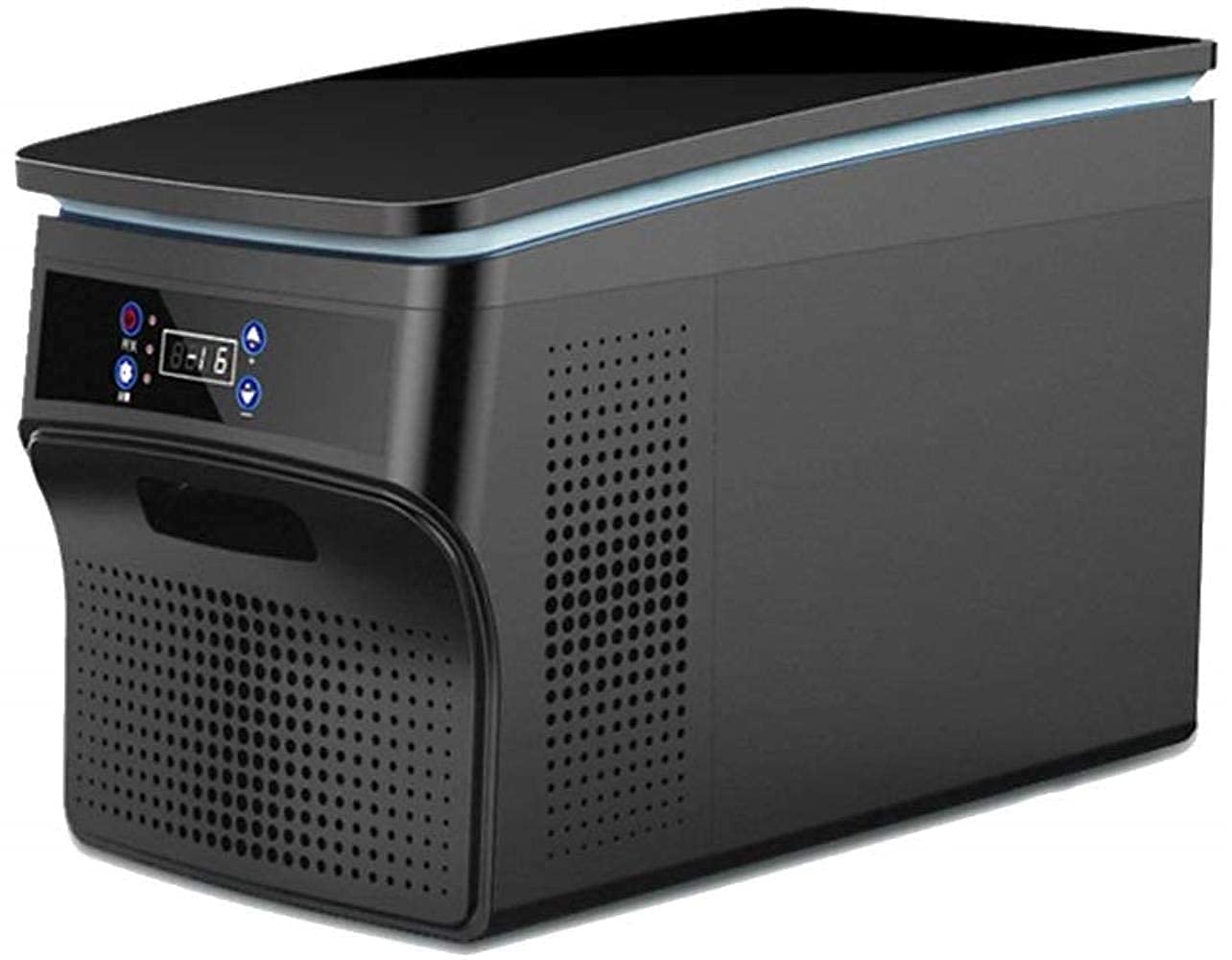 Nevera para Coche Mini refrigerador, refrigerador para automóvil, refrigerador para automóvil, compresor de doble uso, mini automóvil, mini congelador, refrigerador, caja de calentamiento duradera (a