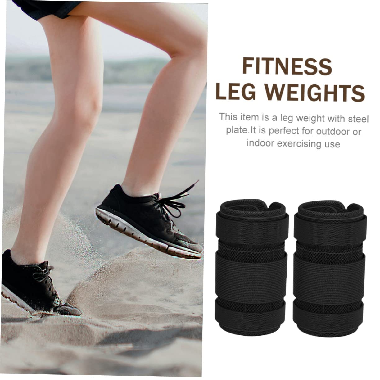 PartyKindom Pesi Caviglia Regolabili per Caviglia con Cuciture Rinforzate per Allenamento Gambe Resistenza per Jogging Camminata Cardio e