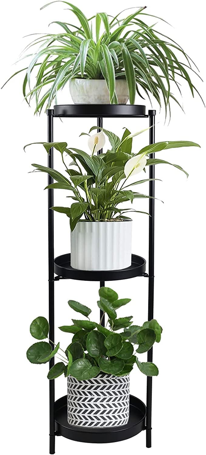 New Mark Impex Metal Plant Stand Indoor Outdoor Shelf Multiple 3 Tier Corner Tall Vertical Planter Stands Rack for Patio Living Room, Tiered Potted Flower Pot Holder (B0B87VJRRY) Amazon Price History, Amazon Price Tracker