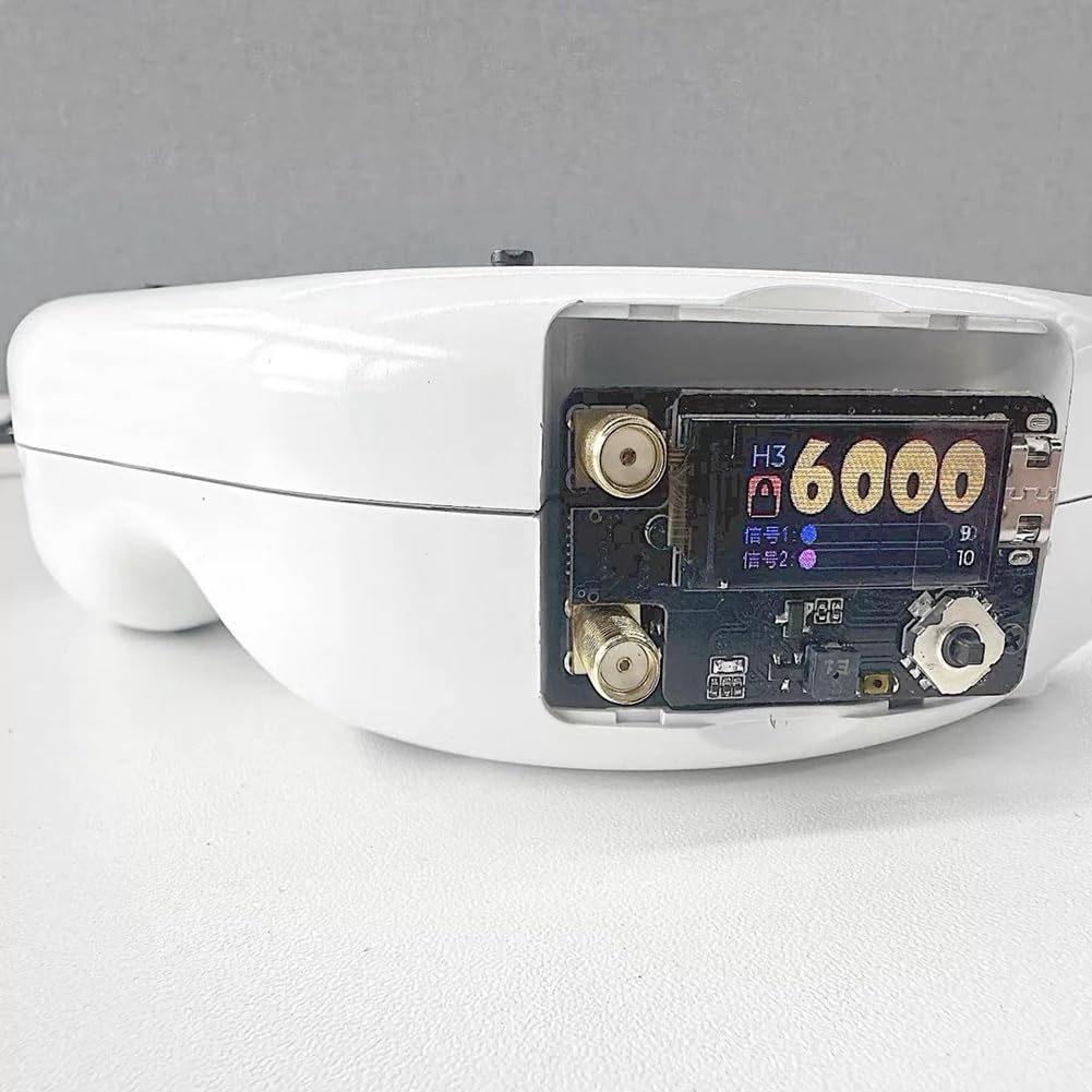 Module Récepteur 4.9G 5.8G 6.1G Plus avec Double Antenne pour Les Lunettes FPV/Fatshark/ V1 V2