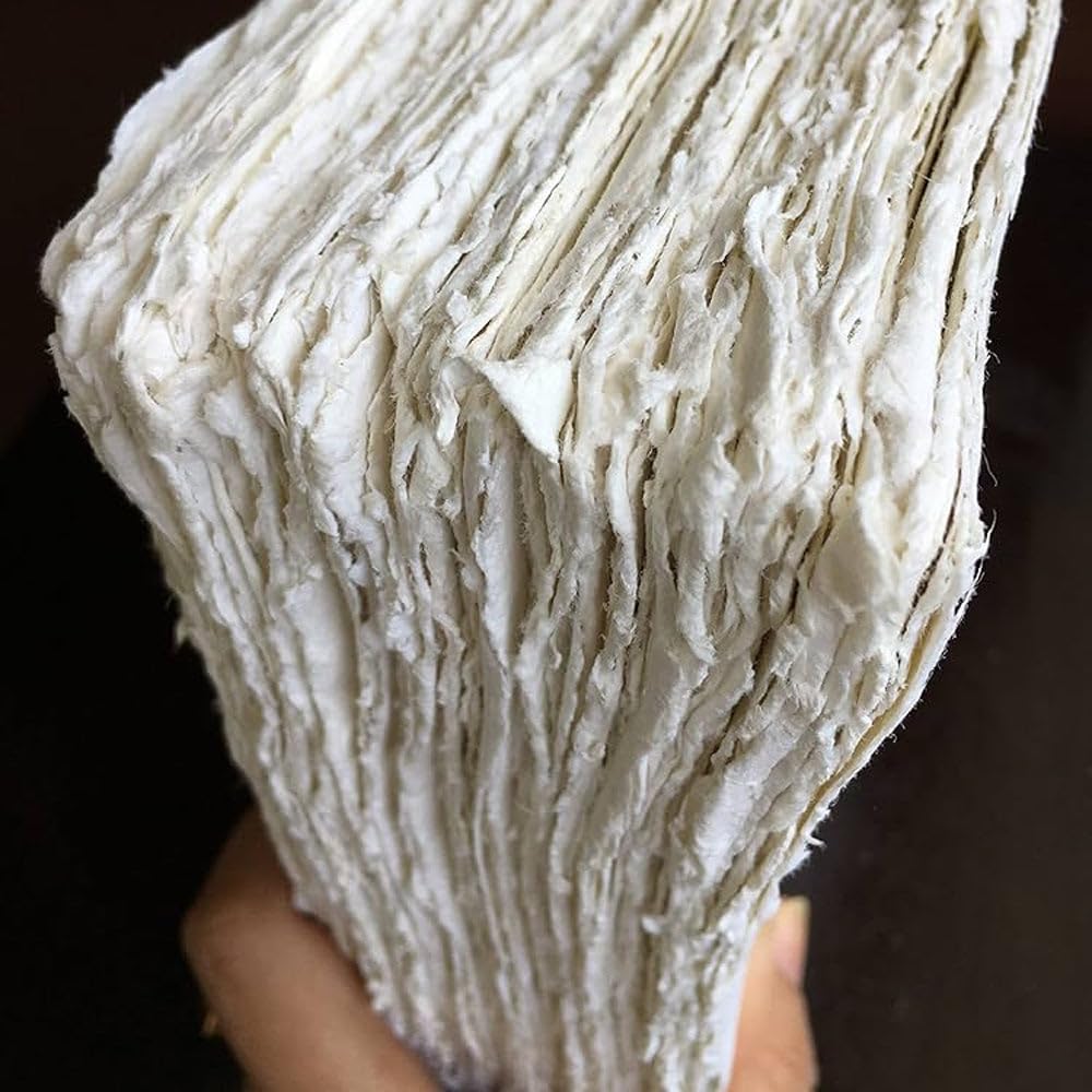 Khadi Carta per acquerelli, 100% fatta a mano, 320 g/m², ruvida, confezione da 20 fogli, formato A3