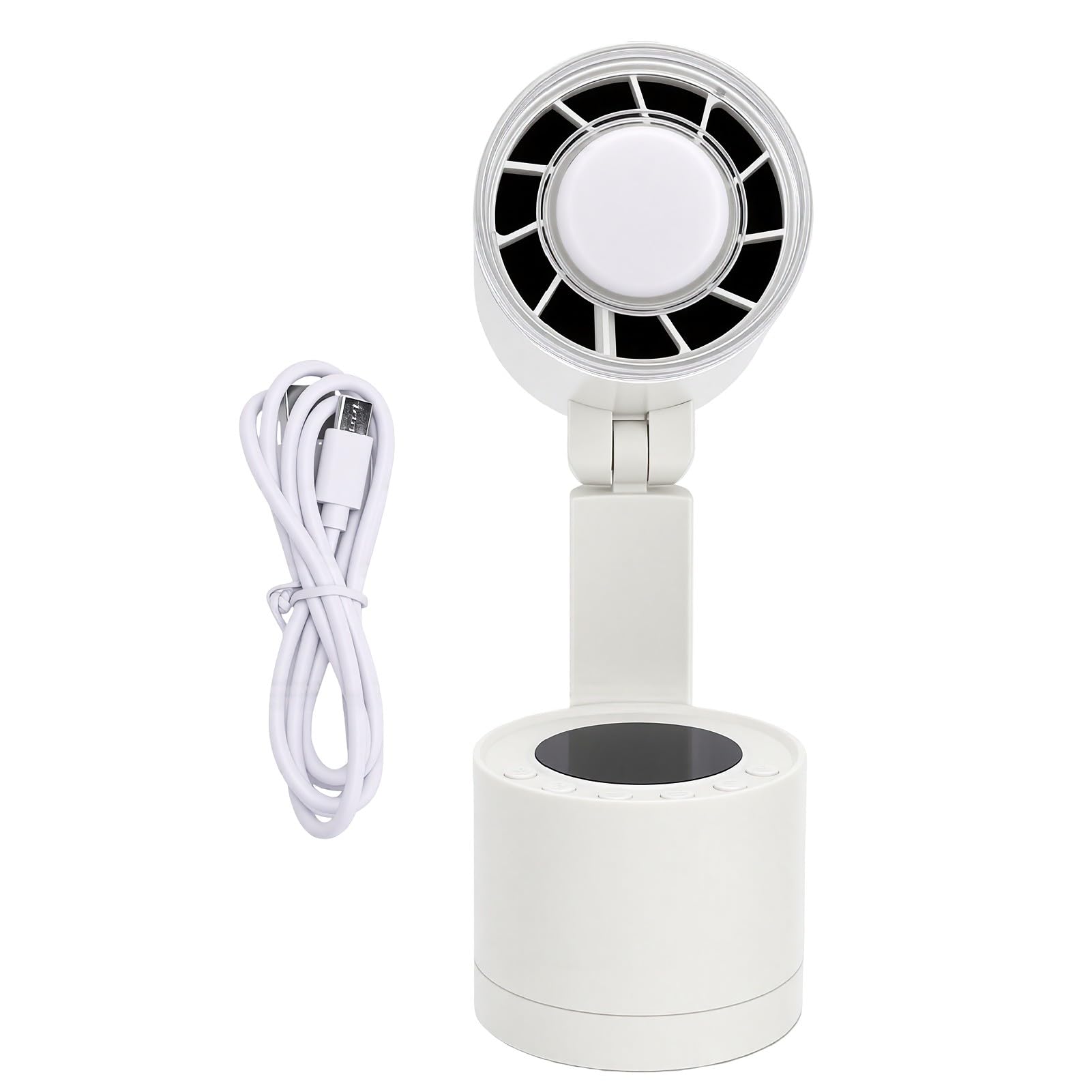 Ventilador de Escritorio USB para Dormitorio Oficina, Plegable