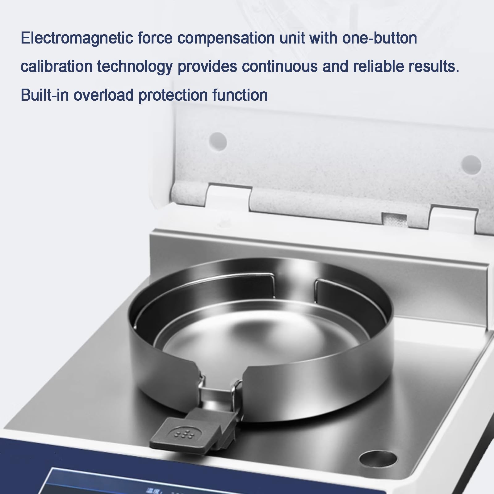 Humidimètre Halogène, Balance Analyseur D'humidité 110 G, Chauffage Et Séchage Rapides (40-160 °C), Écran Tactile LCD, pour Laboratoire Alimentaire, Plantes Et Matériaux De Construction