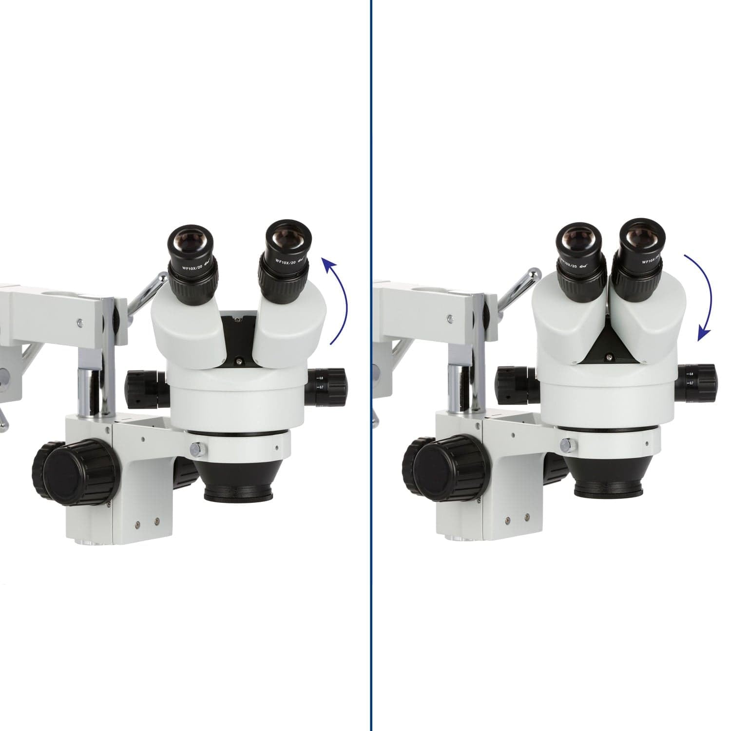 AmScope SM-4BZ-80S Inspektion des Zoom-Vergrößerungsschaltkreises Stereomikroskop mit 80 LED-Licht, 3.5X-90X, Weiß