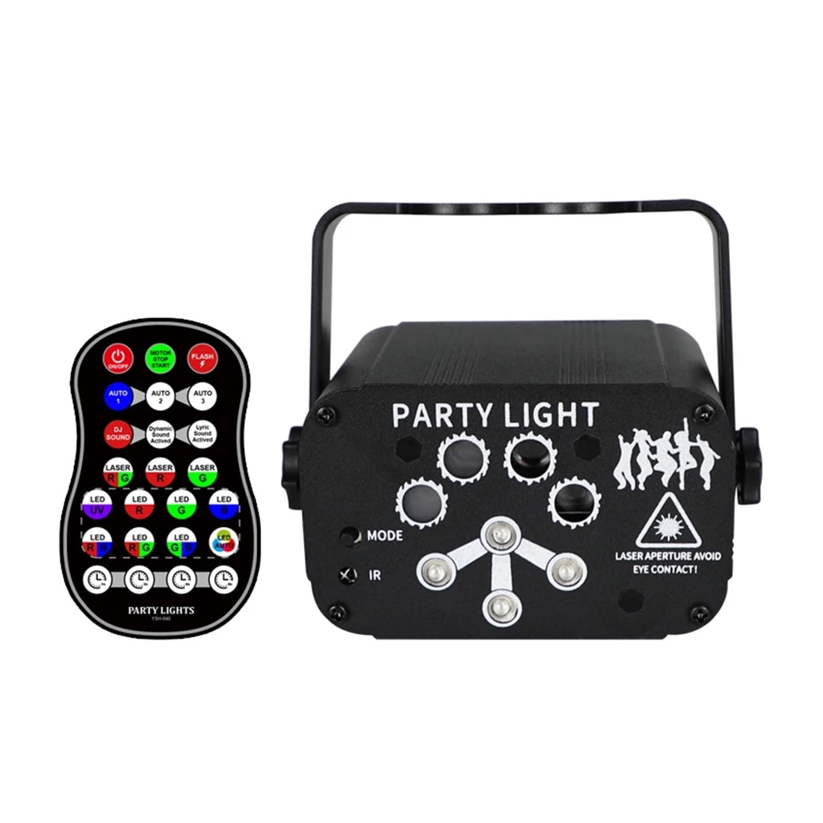 Mini veilleuse UV à 8 Trous, projecteur Portable USB, Fonction minuterie, lumières de fête, Halloween, décoration extérieure Salle noël