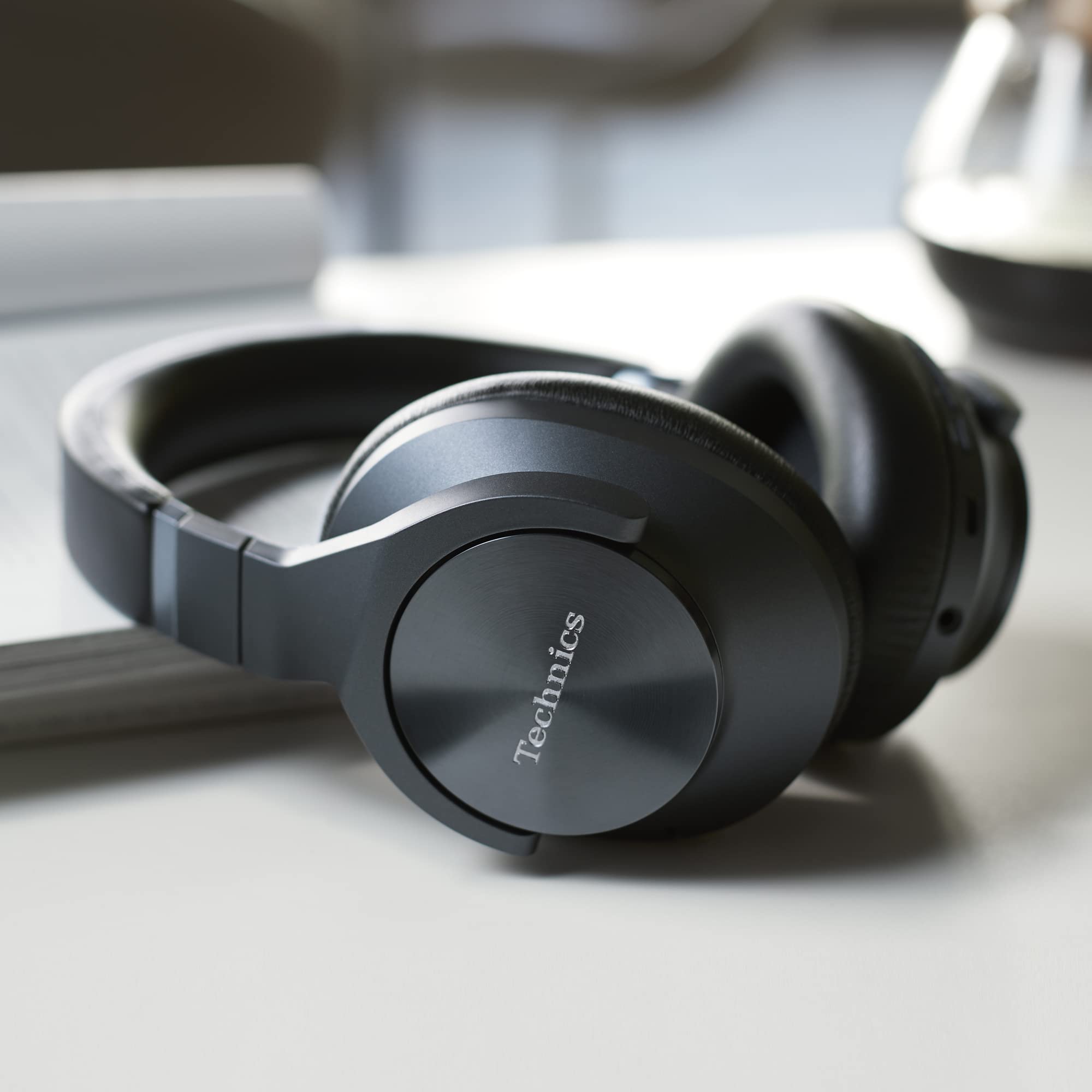 Technics EAH-A800E-K Bluetooth Kopfhörer, Over-Ear mit Noise Cancelling und Mikrofon, ergonomisches Design, einfache Verbindung, Schwarz