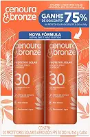 Kit Cenoura & Bronze Protetor Solar Aerossol Spray FPS30 200ml - 2 unidades