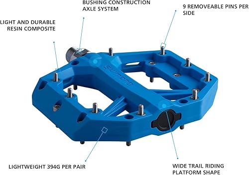 Miniatura 4 de SHIMANO PD-GR400 Pedal plano, azul