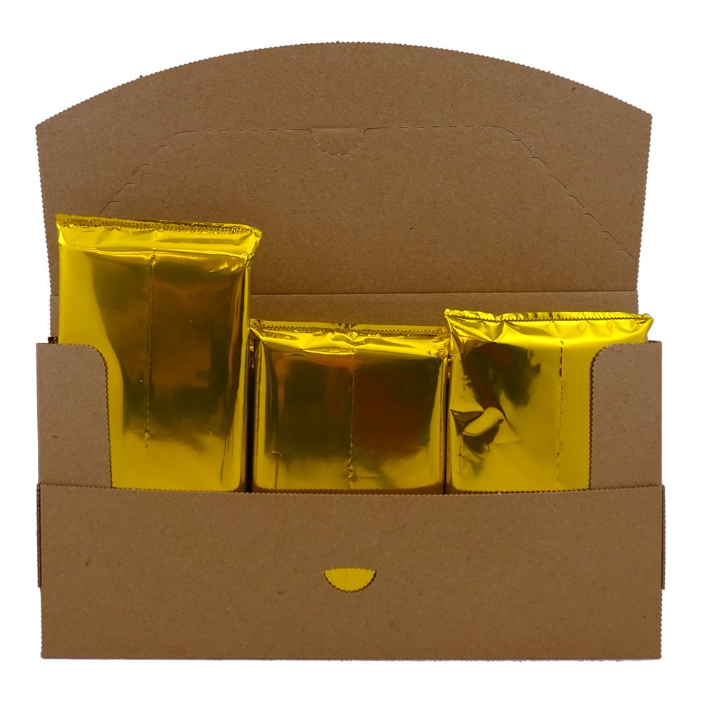 Amazon.co.jp: ゴールド 金 カラー パッケージ ポケットティッシュ 10