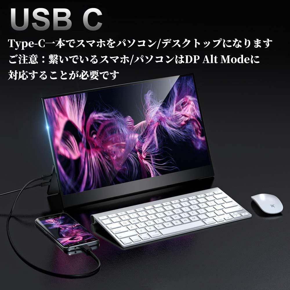 Amazon.co.jp: モバイルモニター/モバイルディスプレイ/cocopar 13.3