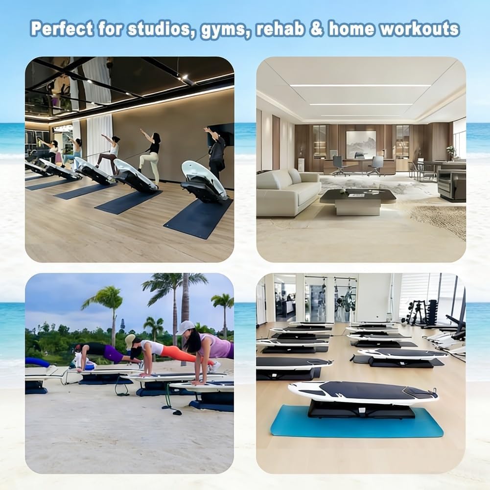 Balance Board Trainer, simulatore di surf indoor, macchina per allenamento surf per palestra domestica e miglioramento della forza del core