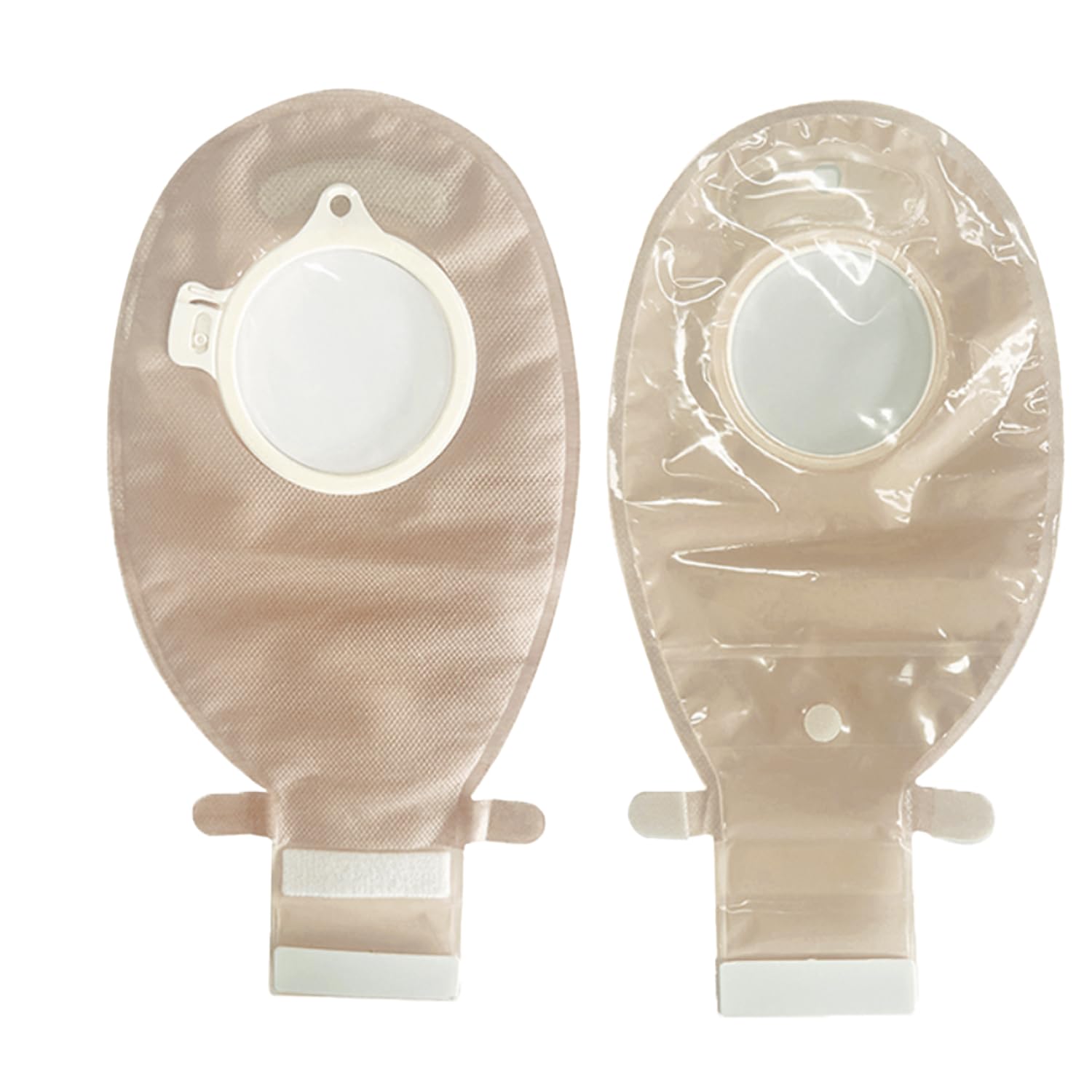 MED 10386 Two Piece Colostomy Bag 60mm (Pack of 5) with Anti-Ballooning Filter | Transparent Drainable Ostomy Pouch | Odor-Proof, Non-Woven, Travel-Ready with Baseplate Connector Ring (Pack of 5)-image-13