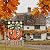 AVOIN colorlife Fall Pumpkin Welcome Garden Flag Double Sided, Autumn Thanksgiving Holiday Harvest Buffalo Plaid Yard Outdoor Decoration 12x18 Inch