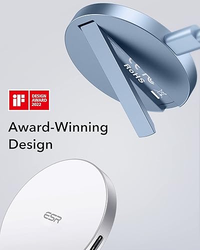 Miniatura 2 de ESR para cargador Magsafe con soporte, cargador inalámbrico para iPhone, almohadilla de carga para iPhone 171615141312, AirPods 43ProPro 2, Galaxy
