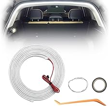 Dynamic Flowing Car Trunk Light Strip, LED-Lichtstreifen für LKW, Auto-Kofferraum Lichtstreifen für Auto Kofferraum Innenbeleuchtung Dekoration (Weiß, Full Circle 4 m)