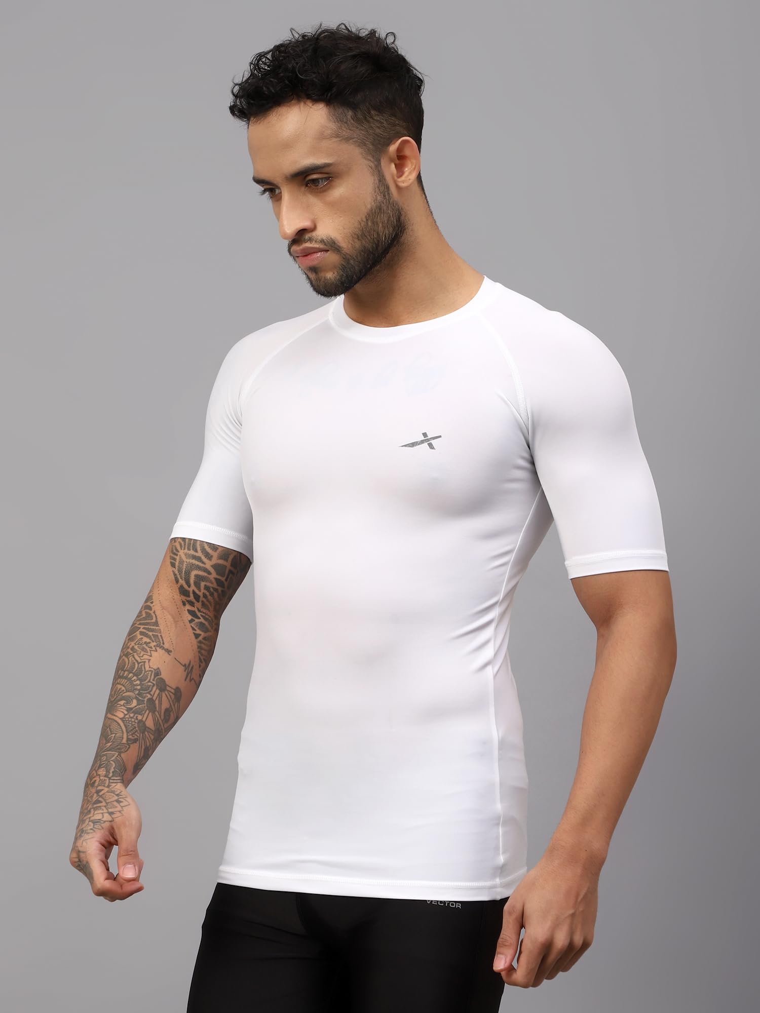 Vector X OMT-181 Unisex Adults Compression Half Sleeve Base Layer Tight Top 2