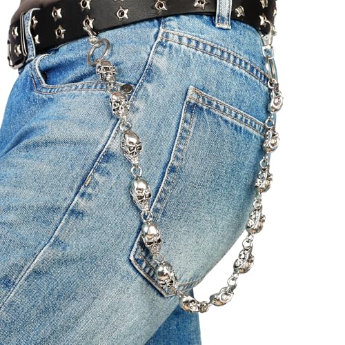 MILAKOO Jeans Chains for Men Hip-hop Emo Biker Cool Chains Belt Unisex Punk Chains for Pants