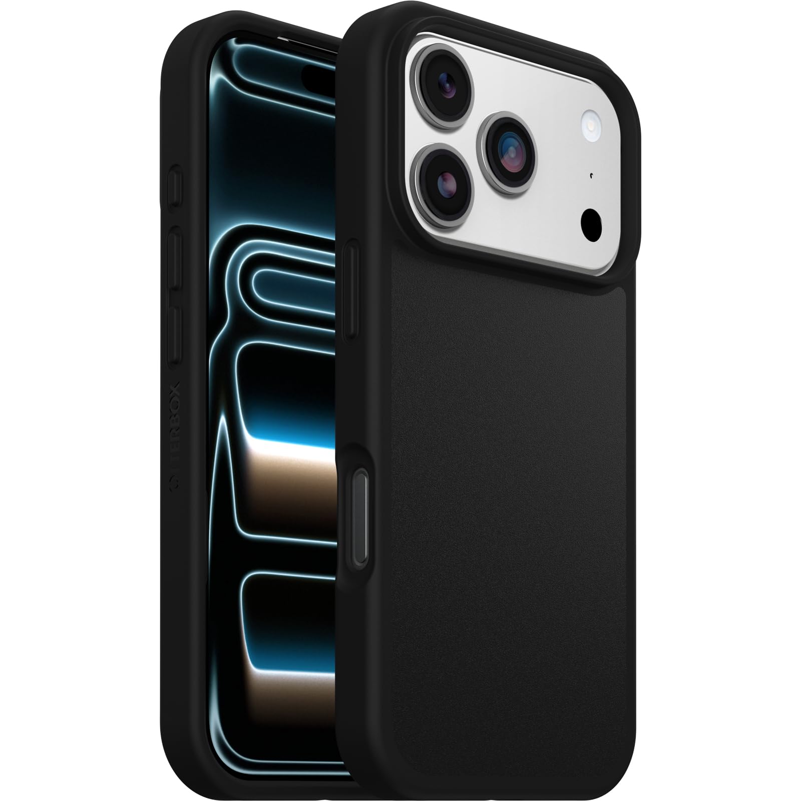 OtterBox React Series MagSafe Case for iPhone 17 Pro, Shockproof, Drop proof, Ultra-Slim, Protective Thin Case, Tested to Military Standard, Black, Non-Retail Packaging