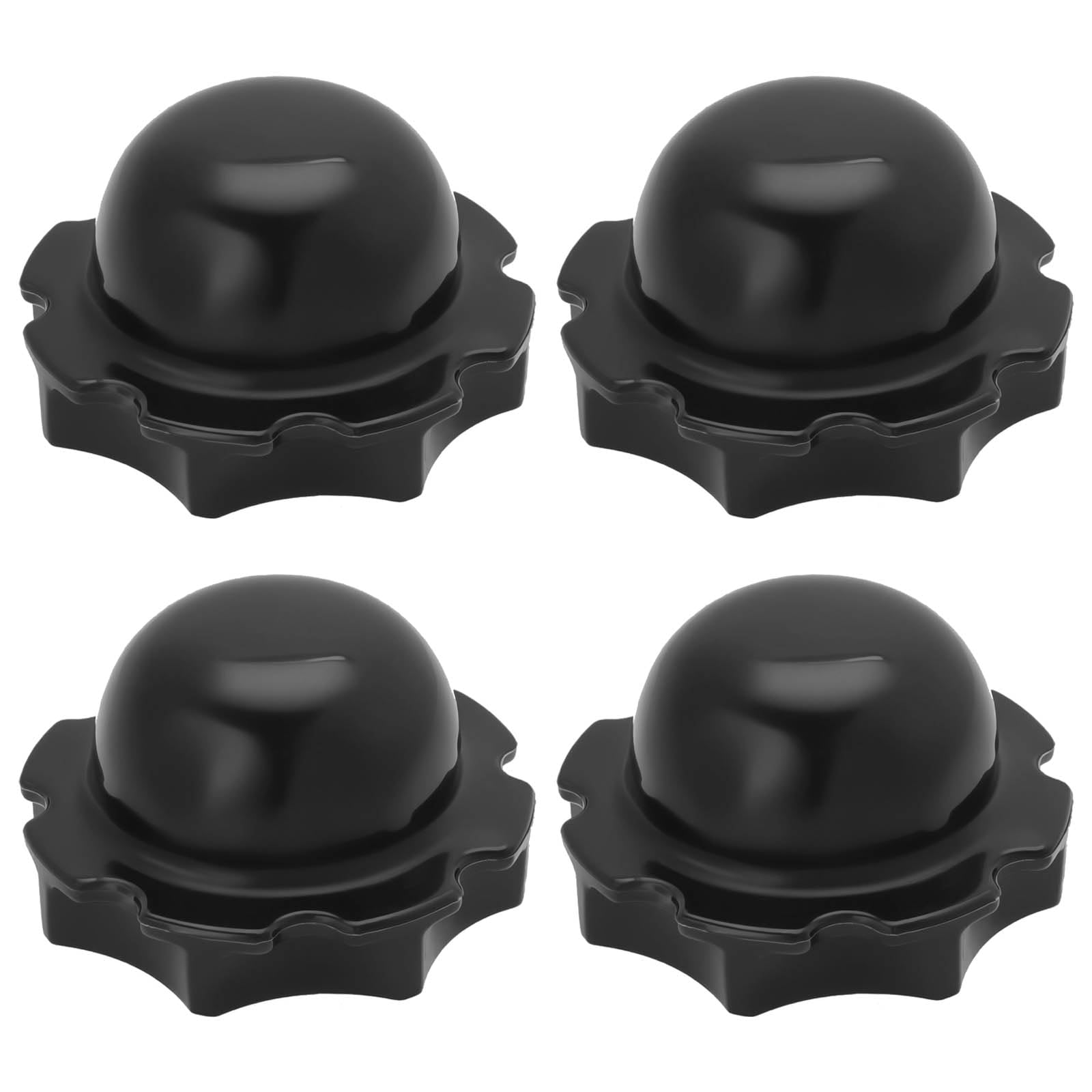 4 Tappi Di Ricambio Per Vasca Idromassaggio – Compatibili Con Lay-Z-Spa E Bestway – In Plastica Nera - 4