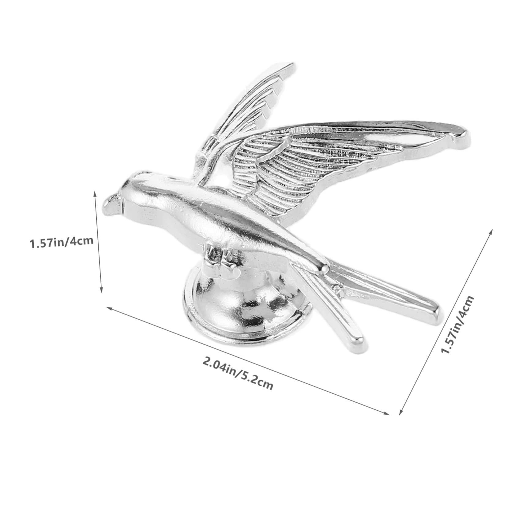 WOONEKY 5 Set Di Pomelli Per Porte in Stile Maniglie Per Cassetti in Metallo Pomelli Decorativi Per Armadi E Cassettiere Maniglia Per Mobili A Forma Di 2 Pezzi * 5