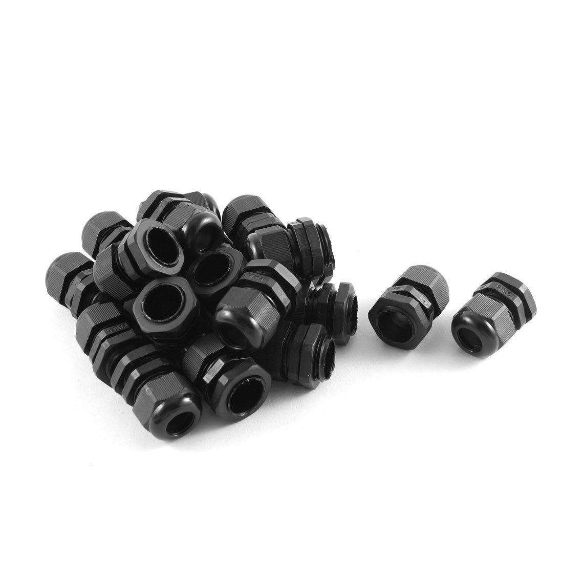 Aexit M20 PG13.5 Electrical Boxes, Conduit & Fittings Waterproof 6-12mm Cable Glands Stuffing Locknut Electrical Boxes 20 Pcs