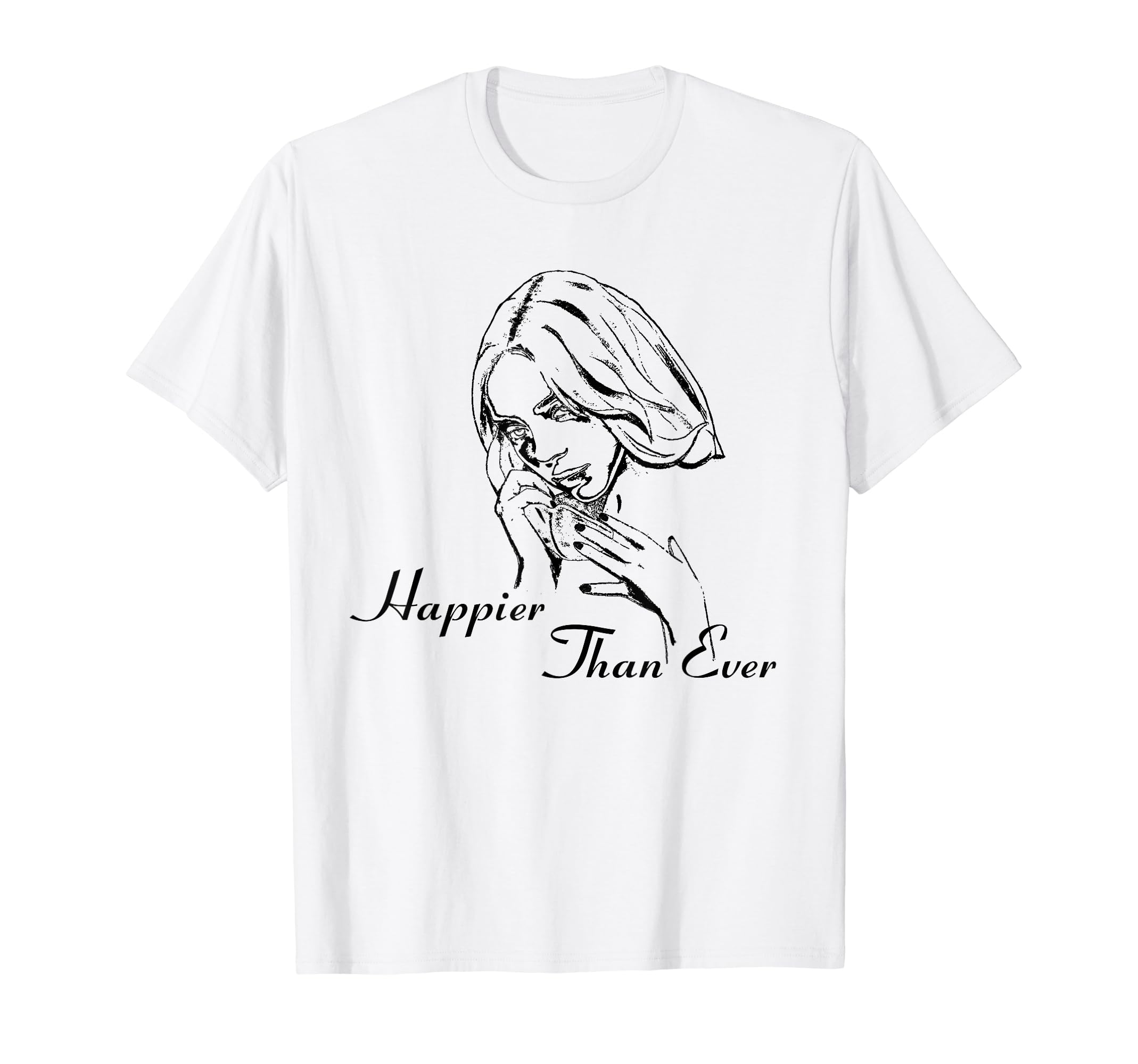 Amazon | 公式Billie Eilish Happier Than Ever ホワイト T