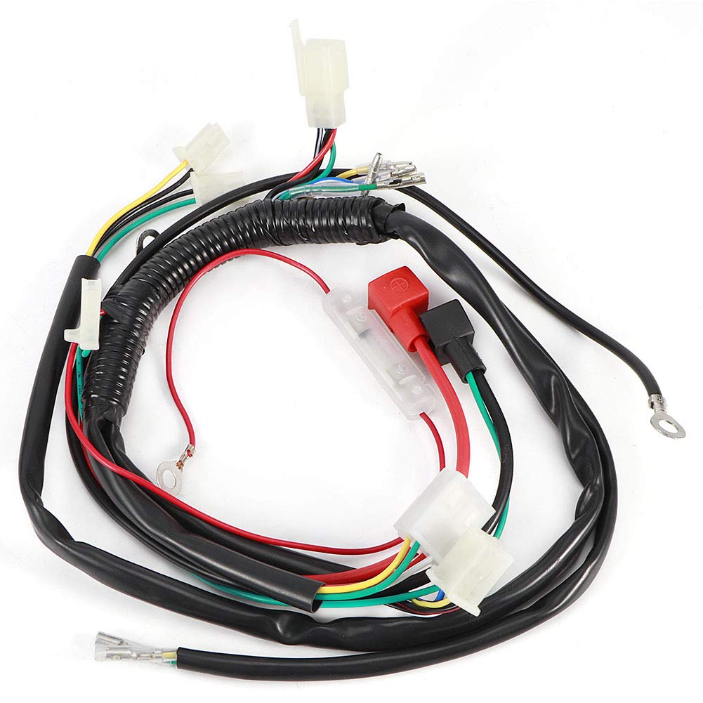 Cablaggio Avviamento Motore Elettrico Qiilu per Pit Bike Moto Quad ATV 70cc 90cc 110cc 125cc