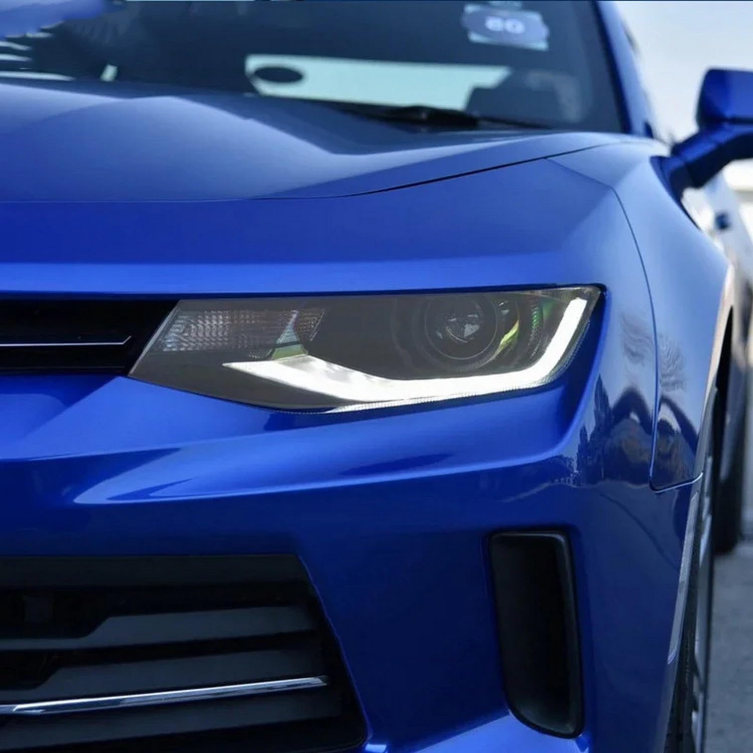 Film de protection de phare haut de gamme pour Chevrolet Camaro 2016-2019 SS transparent