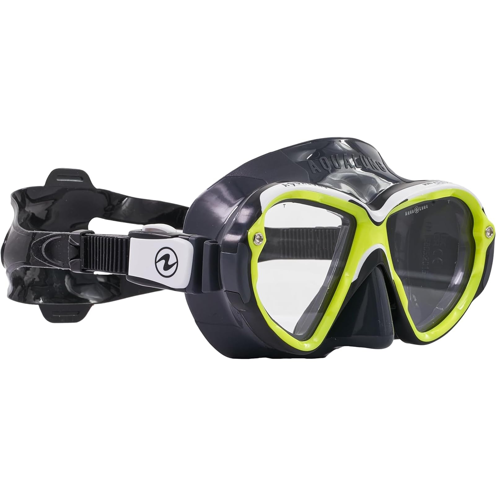 AQUALUNG REVEAL ULTRAFIT - Máscara buceo adultos, visión panorámica de 180°, ajuste facial personalizado, lentes intercambiables, resistente al agua, faldón de silicona, óptima para el submarinismo