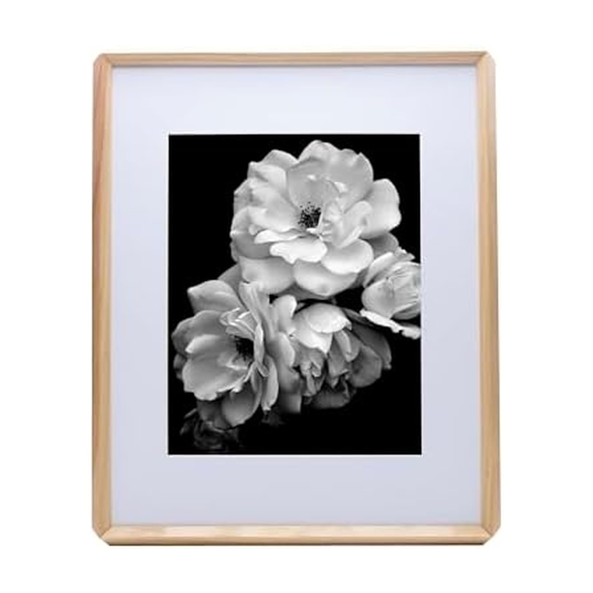 Cadre portrait en bois naturel pour salon chaleureux MIKASA grand format