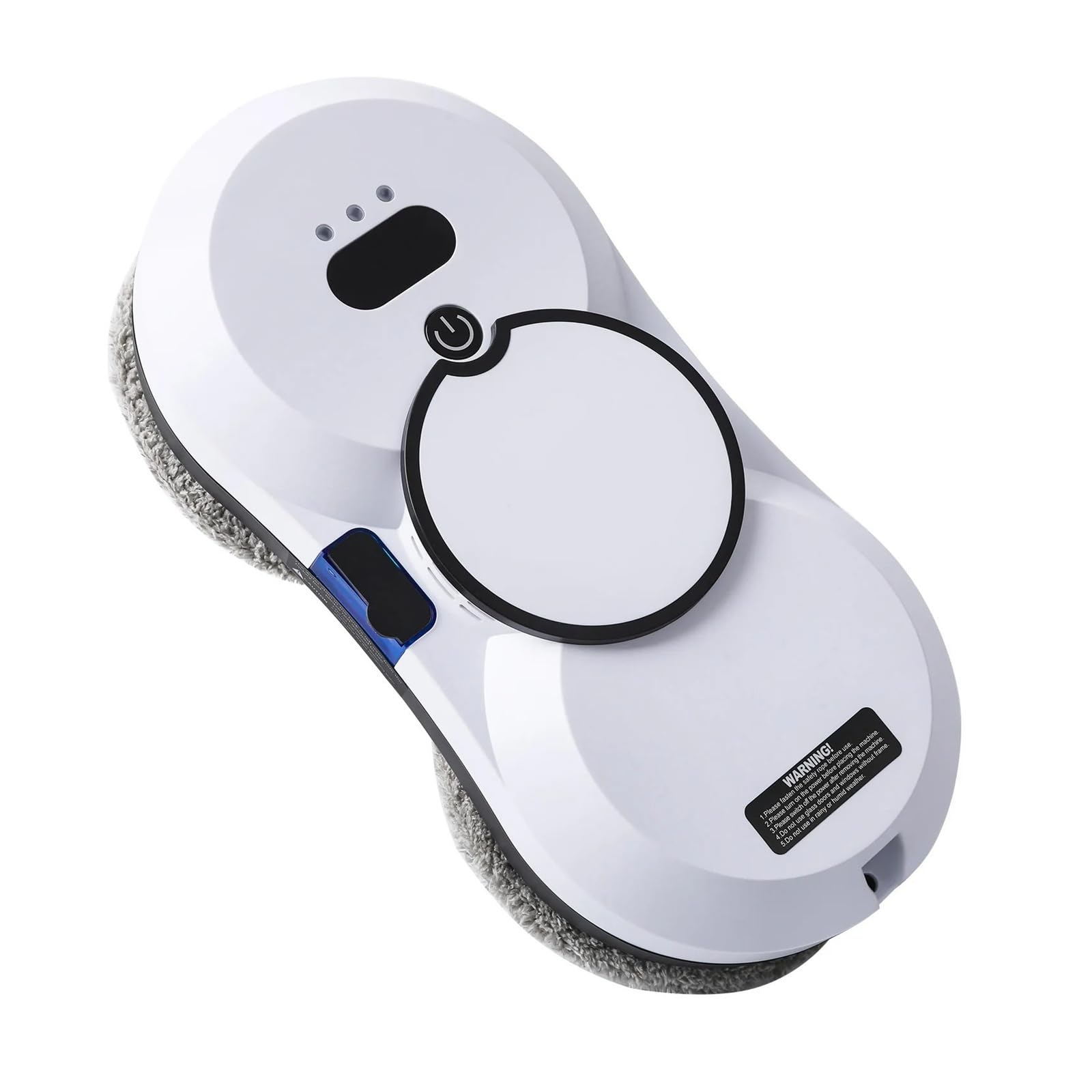 Hghadpltm White Window Cleaning Robot With Automatic Water Spraying, Remote Control Window Cleaner For High-Rise Cleaning For Smooth Surfaces