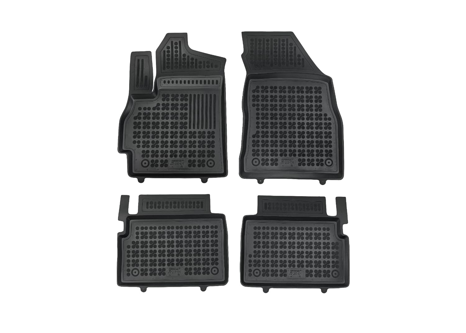 MTM Alfombrillas Goma para Omoda 5 Gasolina 2023-2024, Tipo Cubeta a Medida Antideslizante con Borde 5 cm, cód. 3D 11646